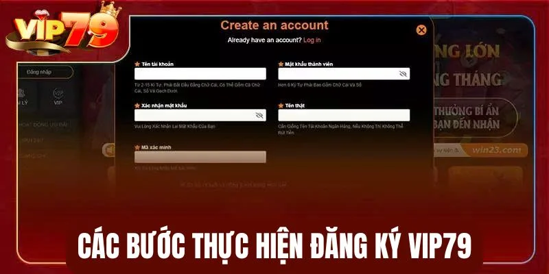 Đăng Ký VIP79 - Hướng Dẫn Chi Tiết Các Bước Từ A-Z Cho Bạn Đăng ký VIP79 cực nhanh chóng chỉ với vài bước đơn giản.