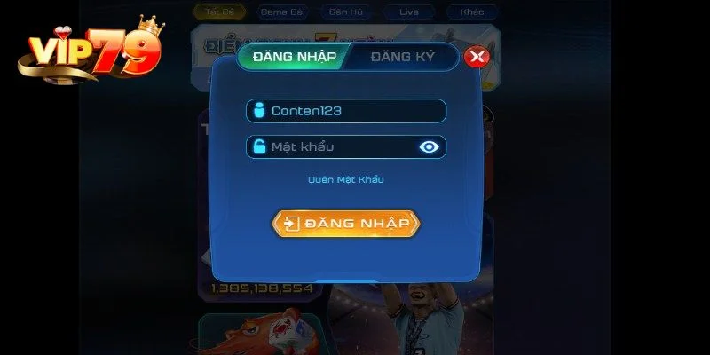 Đăng Nhập VIP79 – Truy Cập Nhanh Chóng Chỉ Trong 2 Phút Người chơi cần cung cấp chính xác thông tin đăng nhập VIP79 mình đã đăng ký trước đó.