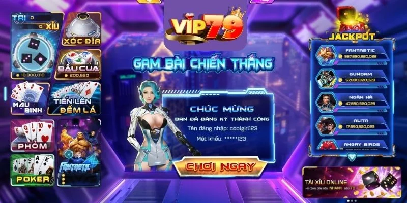 Tuyển tập game bài hấp dẫn chỉ có tại sàn cược Win79.