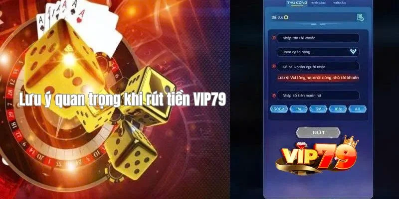 Hội viên cần nắm bắt những chú ý cần thiết để giao dịch rút tiền được suôn sẻ. 