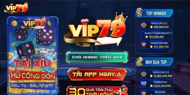 Cổng cược VIP79 với trải nghiệm tuyệt vời êm mượt nhất